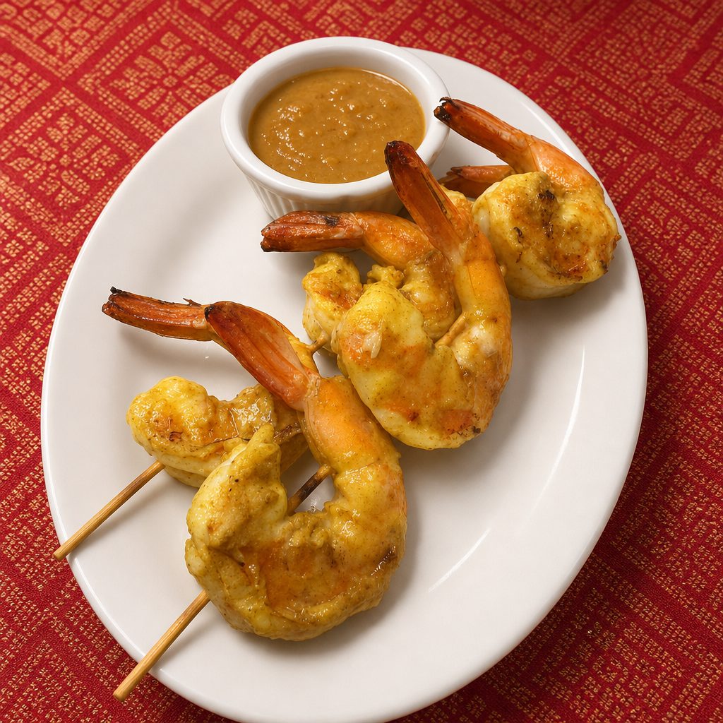 Shrimp Satay.
