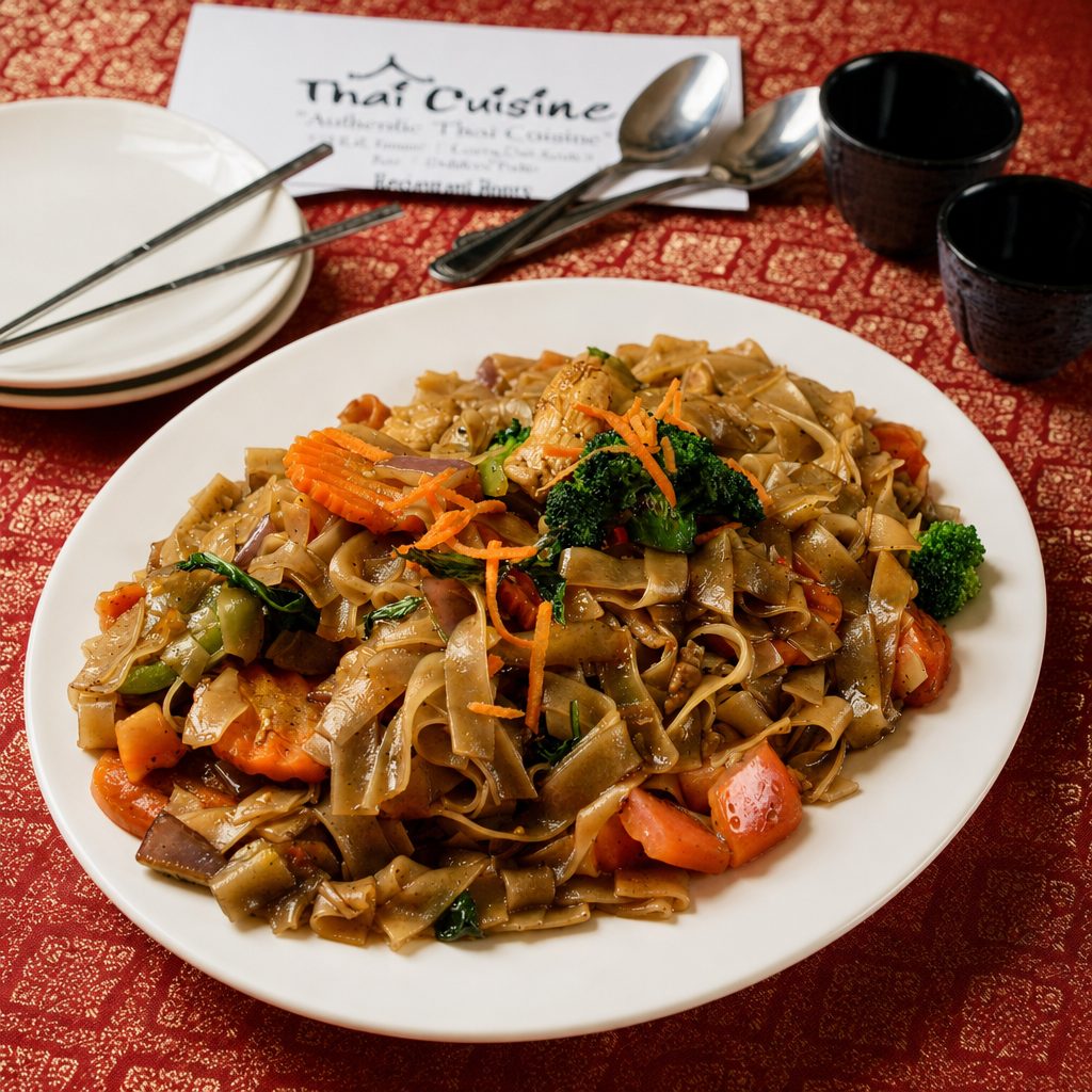 Pad Kee Mao (Drunken Noodle).