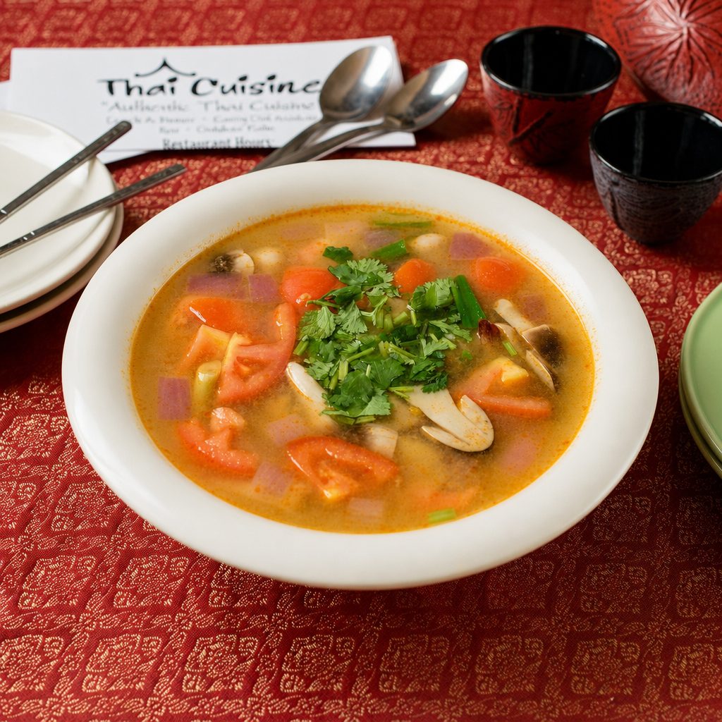 Tom Yum (Spicy & Sour Soup).